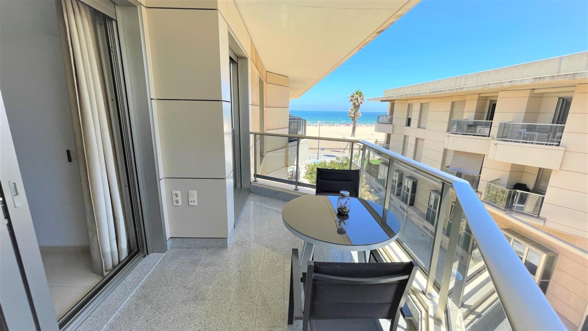Beach Valencia Luxury A40-35 Apartment With Terrace And Sea Views 외부 사진